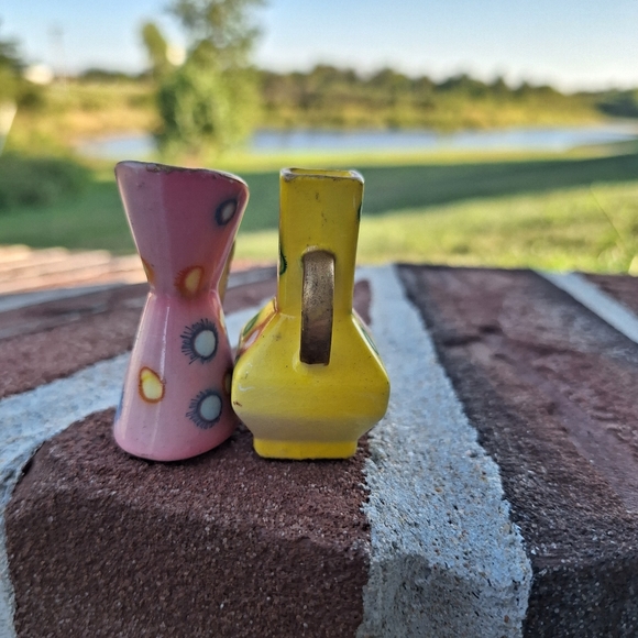 Vintage MCM atomic mini pitcher and vase set Japan - Picture 2 of 6